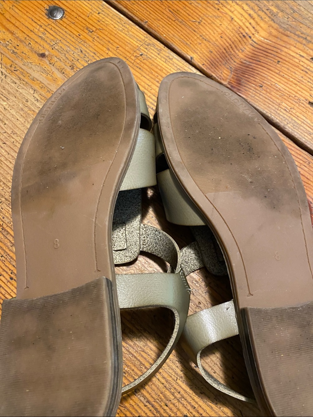 Old Navy Olive Fisherman Sandals - Picture 3 of 5